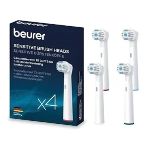 Beurer TB 30 / TB 50 Tête de Brosse à Dents Sensitive X4